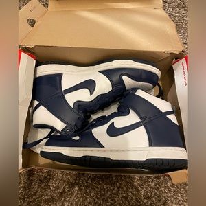 Dunk high white /midnight navy GS